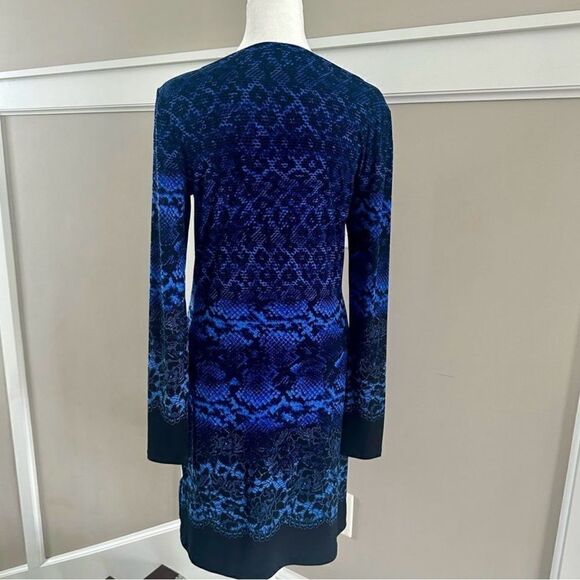 Michael Kors blue, jersey A line dress. - Picture 5 of 6